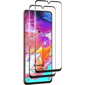 Microsonic Samsung Galaxy A70 Crystal Seramik Nano 2 Adet Siyah Ekran Koruyucu