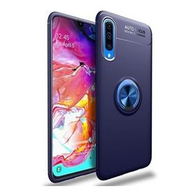 Microsonic Samsung Galaxy A70 Kickstand Ring Holder Lacivert Kılıf