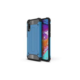 Microsonic Samsung Galaxy A70 Rugged Armor Mavi Kılıf