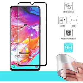 Microsonic Samsung Galaxy A70 Seramik Matte Flexible Siyah Ekran Koruyucu