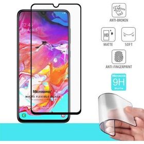 Microsonic Samsung Galaxy A70 Seramik Matte Flexible Siyah Ekran Koruyucu