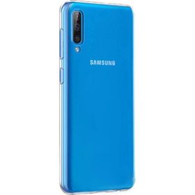 Microsonic Samsung Galaxy A70 Transparent Soft Beyaz Kılıf