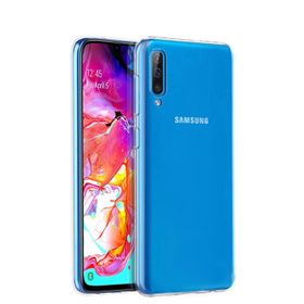 Microsonic Samsung Galaxy A70 Transparent Soft Beyaz Kılıf