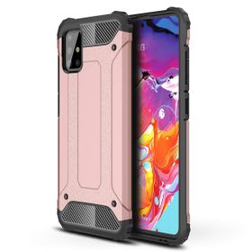 Microsonic Samsung Galaxy A71 Rugged Armor Rose Gold Kılıf