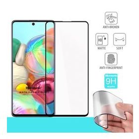 Microsonic Samsung Galaxy A71 Seramik Matte Flexible Siyah Ekran Koruyucu