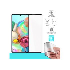 Microsonic Samsung Galaxy A71 Seramik Matte Flexible Siyah Ekran Koruyucu