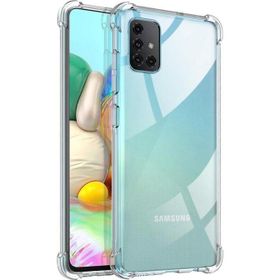Microsonic Samsung Galaxy A71 Shock Absorbing Şeffaf Cep Telefonu Kılıfı