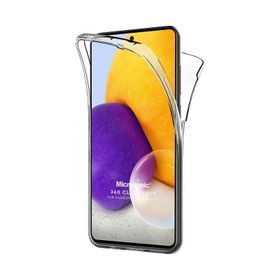 Microsonic Samsung Galaxy A72 6 Tarafı Tam Full Koruma 360 Clear Soft Kılıf