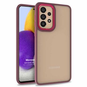 Microsonic Samsung Galaxy A72 Bright Planet Kırmızı Kılıf