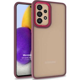 Microsonic Samsung Galaxy A72 Bright Planet Kırmızı Kılıf