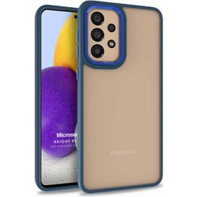 Microsonic Samsung Galaxy A72 Bright Planet Lacivert Kılıf