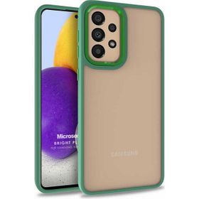 Microsonic Samsung Galaxy A72 Bright Planet Yeşil Kılıf