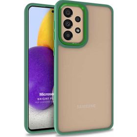 Microsonic Samsung Galaxy A72 Bright Planet Yeşil Kılıf