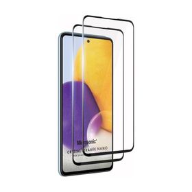 Microsonic Samsung Galaxy A72 Crystal Siyah Seramik Nano Ekran Koruyucu