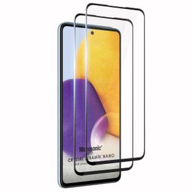 Microsonic Samsung Galaxy A72 Crystal Siyah Seramik Nano Ekran Koruyucu