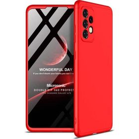 Microsonic Samsung Galaxy A72 Double Dip 360 Protective Kırmızı Kılıf
