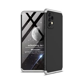 Microsonic Samsung Galaxy A72 Double Dip 360 Protective Siyah Kırmızı Kılıf