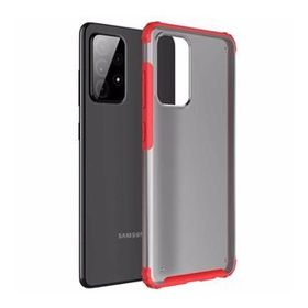 Microsonic Samsung Galaxy A72 Frosted Frame Kırmızı Kılıf