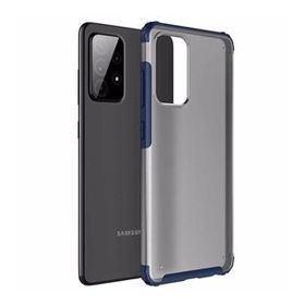 Microsonic Samsung Galaxy A72 Frosted Frame Lacivert Kılıf