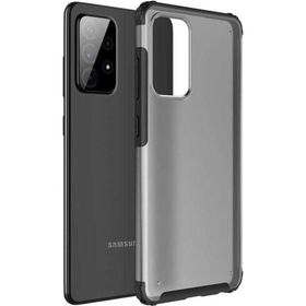 Microsonic Samsung Galaxy A72 Frosted Frame Siyah Kılıf