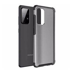 Microsonic Samsung Galaxy A72 Frosted Frame Siyah Kılıf