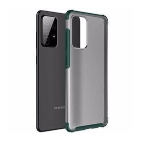 Microsonic Samsung Galaxy A72 Frosted Frame Yeşil Kılıf