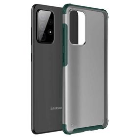 Microsonic Samsung Galaxy A72 Frosted Frame Yeşil Kılıf