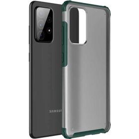 Microsonic Samsung Galaxy A72 Frosted Frame Yeşil Kılıf