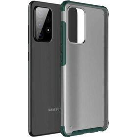 Microsonic Samsung Galaxy A72 Frosted Frame Yeşil Kılıf