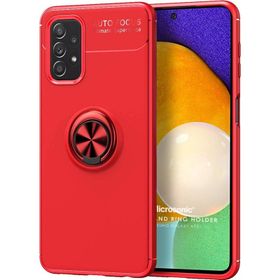 Microsonic Samsung Galaxy A72 Kickstand Ring Holder Lacivert Kılıf