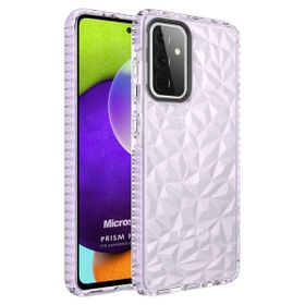 Microsonic Samsung Galaxy A72 Prism Hybrid Mor Cep Telefonu Kılıf
