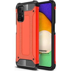 Microsonic Samsung Galaxy A72 Rugged Armor Pembe Kılıf