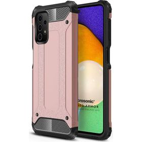 Microsonic Samsung Galaxy A72 Rugged Armor Pembe Kılıf