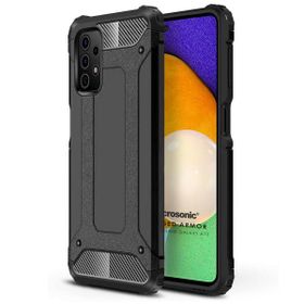 Microsonic Samsung Galaxy A72 Rugged Armor Siyah Kılıf