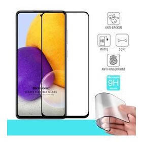 Microsonic Samsung Galaxy A72 Seramik Matte Flexible Siyah Ekran Koruyucu