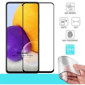 Microsonic Samsung Galaxy A72 Seramik Matte Flexible Siyah Ekran Koruyucu