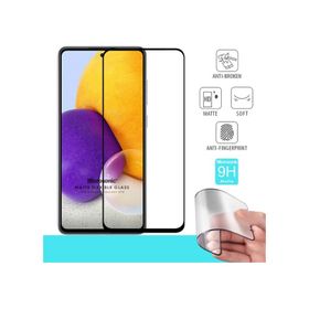 Microsonic Samsung Galaxy A72 Seramik Matte Flexible Siyah Ekran Koruyucu