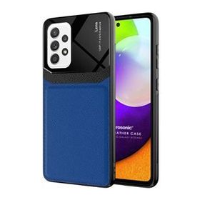 Microsonic Samsung Galaxy A72 Uniq Leather Lacivert Kılıf
