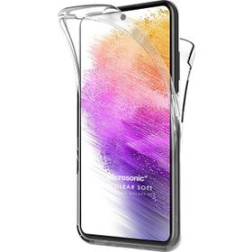 Microsonic Samsung Galaxy A73 5G 6 Tarafı Tam Full Koruma 360 Clear Soft Şeffaf Cep Telefonu Kılıf