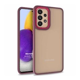 Microsonic Samsung Galaxy A73 5G Bright Planet Kırmızı Kılıf