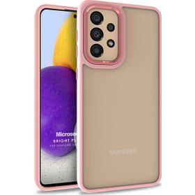 Microsonic Samsung Galaxy A73 5G Bright Planet Rose Gold Cep Telefonu Kılıf