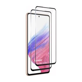 Microsonic Samsung Galaxy A73 5G Crystal Seramik Nano 2 Adet Siyah Ekran Koruyucu