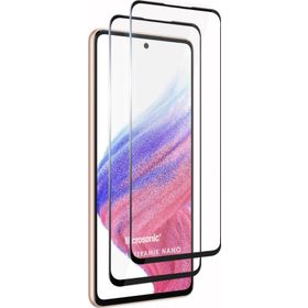 Microsonic Samsung Galaxy A73 5G Crystal Seramik Nano 2 Adet Siyah Ekran Koruyucu