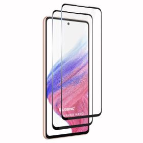 Microsonic Samsung Galaxy A73 5G Crystal Seramik Nano 2 Adet Siyah Ekran Koruyucu