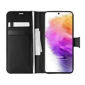 Microsonic Samsung Galaxy A73 5G Delux Leather Wallet Siyah Kılıf