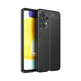 Microsonic Samsung Galaxy A73 5G Deri Dokulu Silikon Cep Telefonu Kılıfı