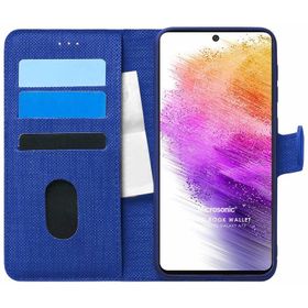 Microsonic Samsung Galaxy A73 5G Fabric Book Wallet Cep Telefonu Kılıfı