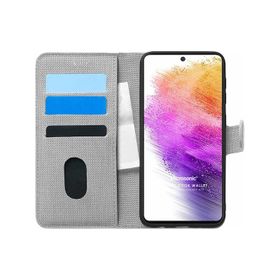 Microsonic Samsung Galaxy A73 5G Fabric Book Wallet Cep Telefonu Kılıfı
