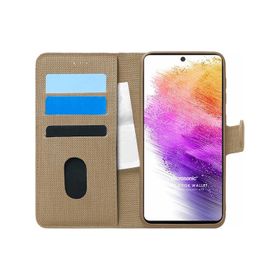 Microsonic Samsung Galaxy A73 5G Fabric Book Wallet Cep Telefonu Kılıfı