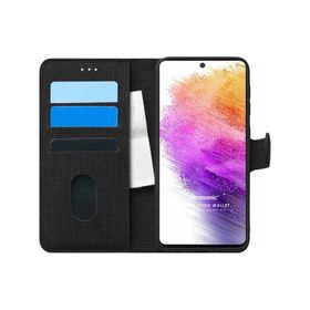 Microsonic Samsung Galaxy A73 5G Fabric Book Wallet Cep Telefonu Kılıfı